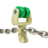 Roue en nylon de haute qualité T-rail transformation de volaille abattage de poulet support suspendu poulie chariot de convoyeur aérien