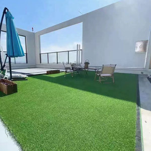 18 ago 40mm verde erba sintetica morbido prato naturale realistico per campo sportivo all'aperto funzione impermeabile - Product Image 6