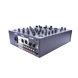 Consola <span class=keywords><strong>de</strong></span> Mezcla <span class=keywords><strong>de</strong></span> Audio Digital Profesional <span class=keywords><strong>de</strong></span> 4 Canales con USB, Bluetooth, Alimentación Phantom <span class=keywords><strong>de</strong></span> 48V para Grabación en <span class=keywords><strong>Estudio</strong></span>, <span class=keywords><strong>DJ</strong></span>, Sonido en Vivo - Product Image 3