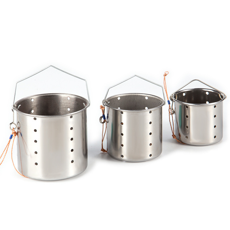 Dispositif d'appâtage ponctuel en acier inoxydable