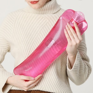 Promozione durevole Dropshipping bottiglia di acqua calda in PVC con riempimento d'acqua da 2 litri con coperchio - Product Image 4