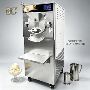 Machine à glace artisanale commerciale 84L/H avec compresseur Tecumseh 4 CV, congélateur continu pour la fabrication de glaces - Product Image 1