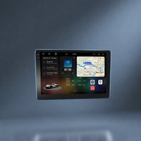 Radio Universal para Auto de 9/10 Pulgadas, 4+64GB, 2K, 4G, GPS, CarPlay, USB, FM, AM, RDS, Ultrafino, Android 10, OLED, con Transmisor FM y Amplificador, 1 Año de Garantía