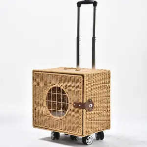 Carrinho de transporte airline, bolsa para animais de estimação, carrinho, transporte de animais, viagem