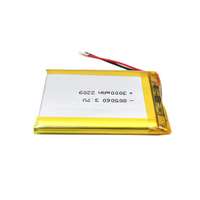 Baterai Lipo 805060 3.7V 3000mAh 11.1Wh LP805060 Baterai Lithium Ion Polimer Isi Ulang