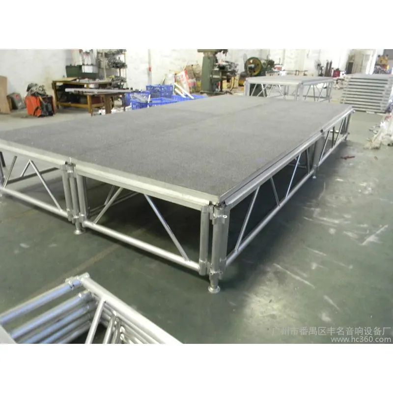 Sistema de armazón de aluminio de techo redondo, soporte portátil para DJ, TV, Manivela para armazón, 10x10
