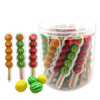Gomme à mâcher en forme de boule de pastèque Bubble Gum rempli au centre