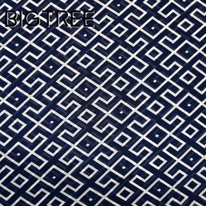 Tela de gasa de seda para Hijab, chal, blusa, diseño geométrico, patrón Simple, 100% poliéster - Product Image 4