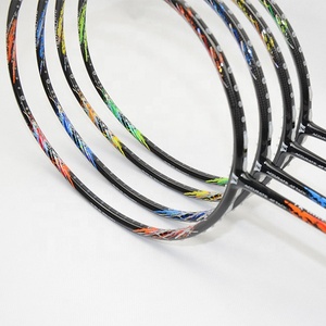 Raquettes <span class=keywords><strong>de</strong></span> <span class=keywords><strong>badminton</strong></span> <span class=keywords><strong>haut</strong></span> <span class=keywords><strong>de</strong></span> <span class=keywords><strong>gamme</strong></span> légères, personnalisées, vente directe d'usine OEM, haute qualité, 1K tissé + nano graphite M40 - Product Image 2