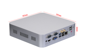 2025 Elsky Nhà Máy Mini PC Với I7-7500U 1151 Ổ Cắm DDR3 2G/4G/8G RAM MSATA SSD Máy Tính Xách Tay 6USB 2rs232 - Product Image 2