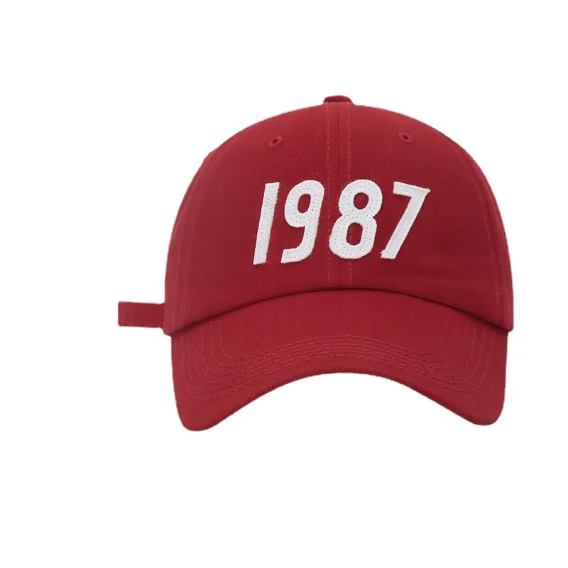 FayeIn 2022 핫 세일 맞춤형 OEM 로고 야구 모자 남성 및 여성 패션 야외 골프 트럭 스카이 블루 편지 스포츠 모자 1987