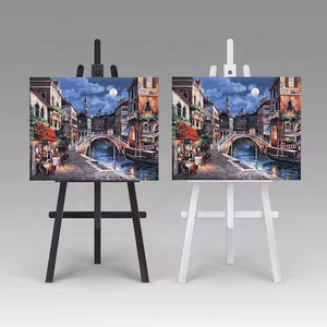 Kits de peinture sur toile DIY à l'huile, paysages urbains, faits à la main, pour adultes, personnalisables, peinture par numéros, pour la vente en gros - Product Image 3
