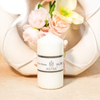 Bougie cylindrique minimaliste moderne, hauteur 10 cm, accessoire décoratif pour hôtel, décoration de restaurant pour la Saint-Valentin