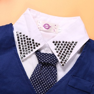 Ropa para Niños, Camisa Blanca con Corbata + Chaleco + Pantalones, Traje de Caballero para Bebé, Conjuntos de Ropa para Niños Pequeños, Ropa Infantil de 2 a 7 Años C14150 - Product Image 6