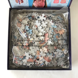 <span class=keywords><strong>Puzzle</strong></span> all'ingrosso <span class=keywords><strong>500</strong></span> della carta della struttura del corpo umano dei giocattoli di istruzione dei bambini del <span class=keywords><strong>Puzzle</strong></span> del corpo - Product Image 4