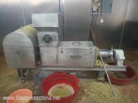 Fruit En Groente Ontwatering Schroef Pers Juicer Machine, Industriële Ontwatering Schroef Persmachine