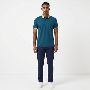 Oem Customized logo Design New Summer Fashion Lapel Business Short Sleeved <b>T</b> <b>Shirt</b> Casual Trend Men's Men's Polo <b>Shirt</b> - Product Image 1