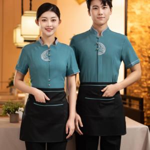 Treasures Fill the Home <span class=keywords><strong>Nuevo</strong></span> diseño Diseño Camarero y <span class=keywords><strong>restaurante</strong></span> Diseños de <span class=keywords><strong>restaurante</strong></span> <span class=keywords><strong>chino</strong></span> Uniforme de hotel para mujeres del personal - Product Image 3
