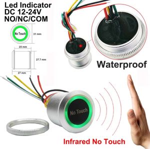 Công Tắc Thoát Cảm Biến Không Chạm Không Tiếp Xúc Không Thấm Nước Công Tắc Thoát Cảm Ứng Nút Thoát Loại Cảm Ứng Điều Khiển Ra Vào DC12V/24V Với Đèn LED - Product Image 3