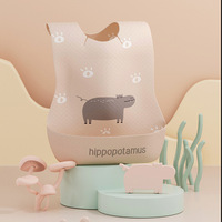 OEM personnalisé 20 pièces emballage individuel absorbant étanche tissu non tissé bavoir bébé jetable pour l'alimentation et les voyages