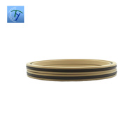 Joint d'étanchéité à ressort en V OEM ODM, PEEK PTFE, sur mesure, avec gaine en acier inoxydable, pour soupape à arbre rotatif