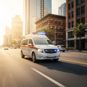Nuova Ambulanza Mercedes di Alta Qualità, Veicolo Automatico a Benzina per Emergenze Mediche e Pronto Soccorso - Product Image 1
