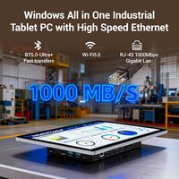 PC industriel tout-en-un avec écran tactile de 13,3 pouces, panneau argenté, Celeron N5095, écran FHD IPS, Win11 Pro, 8 Go de RAM, 128 Go de stockage