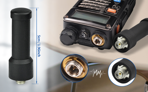 Antena de comunicación Universal Ham Amateur Radio UHF 400-480Mhz reparación aérea Walkie Talkie accesorio SMA hembra Antena corta - Product Image 5