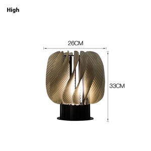 Phòng ngủ tiên tiến Bảng Đèn phong cách Ins ánh sáng sang trọng phòng khách kính thiết kế hiện đại tối giản cạnh giường ngủ Bắc Âu trang trí đèn - Product Image 4