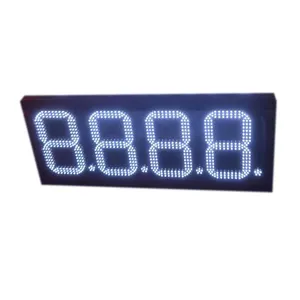 12 Inch Format 8.888 8.889/10 remote wireless LED fuel price board petrol station led signs for Gas Station