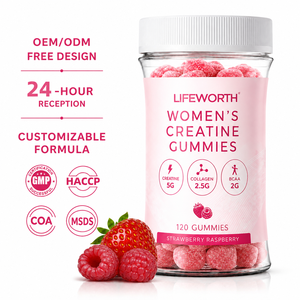 Gomitas de Creatina LIFEWORTH <span class=keywords><strong>para</strong></span> Mujer, 5g con Colágeno <span class=keywords><strong>y</strong></span> BCAA, Sin Azúcar, Suplemento <span class=keywords><strong>para</strong></span> la Recuperación Muscular <span class=keywords><strong>y</strong></span> Belleza, Vegano, OEM, ODM - Product Image 1