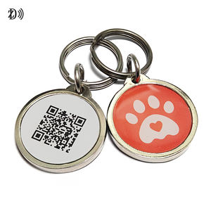 Индивидуальный логотип/QR код/размер Нержавеющая сталь кромка NTAG213 Автомобильная Собака Анти-потерянный NFC Pet ID <span class=keywords><strong>Tag</strong></span> - Product Image 5