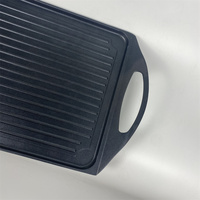 Poêle-gril multifonction en aluminium durable 47*28cm avec revêtement en granit, ensemble de batterie de cuisine