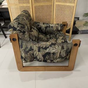 Poltrona Lounge <span class=keywords><strong>con</strong></span> Motivo Retrò per Arredamento Soggiorno, Sedia Singola Tradizionale per Relax - Product Image 4