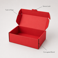 Boîte d'expédition pliable en carton kraft naturel avec logo personnalisé, fermeture magnétique élégante, sans revêtement supplémentaire, pour marque éco-responsable