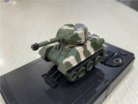 Çocuk minyatür elektrikli RC tankı Off-Road simülasyon askeri Model Q sürümü uzaktan kumanda oyuncaklar