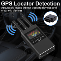 RD6800 Détecteur de signal RF multifonction Traqueur GPS Détecteur de bogues audio GSM Détecteur de caméra cachée Scanner d'objectif sans fil Personnel