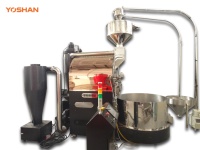 Casa comercial de Gas 20kg 25kg 30kg 50kg 60 kg capacidad de lote Coffeeroasting de tostador de café eléctricos máquina de hornear equipo