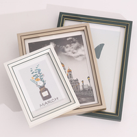 Nouveau design, cadre photo en plastique écologique, couleur personnalisée, style moderne classique, personnalisable, à poser ou à accrocher, décoration murale