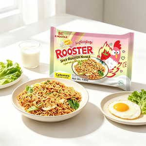 Fideos Ramen con Sabor a Queso Carbonara al Estilo Coreano, Venta al por Mayor de Fábrica - Product Image 1