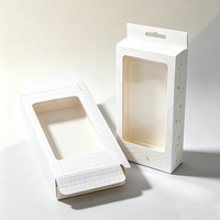 Boîte d'emballage blister personnalisée avec trou de suspension, plateau d'insertion en PET transparent, impression couleur, boîte d'emballage en carton, vente en gros OEM ODM