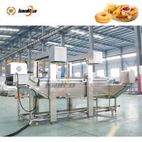 Friteuse industrielle à gaz pour pommes de terre, équipement de friture de poulet, friteuse continue pour tortillas, machine à frire les bananes et les plantains