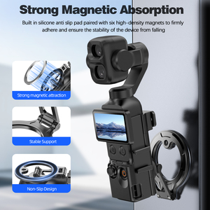 Nouveau support d'accessoires pour caméra sportive, cage métallique magnétique compatible avec <span class=keywords><strong>DJI</strong></span> <span class=keywords><strong>Osmo</strong></span> <span class=keywords><strong>Pocket</strong></span> 4/4Pro, emballé - Product Image 2