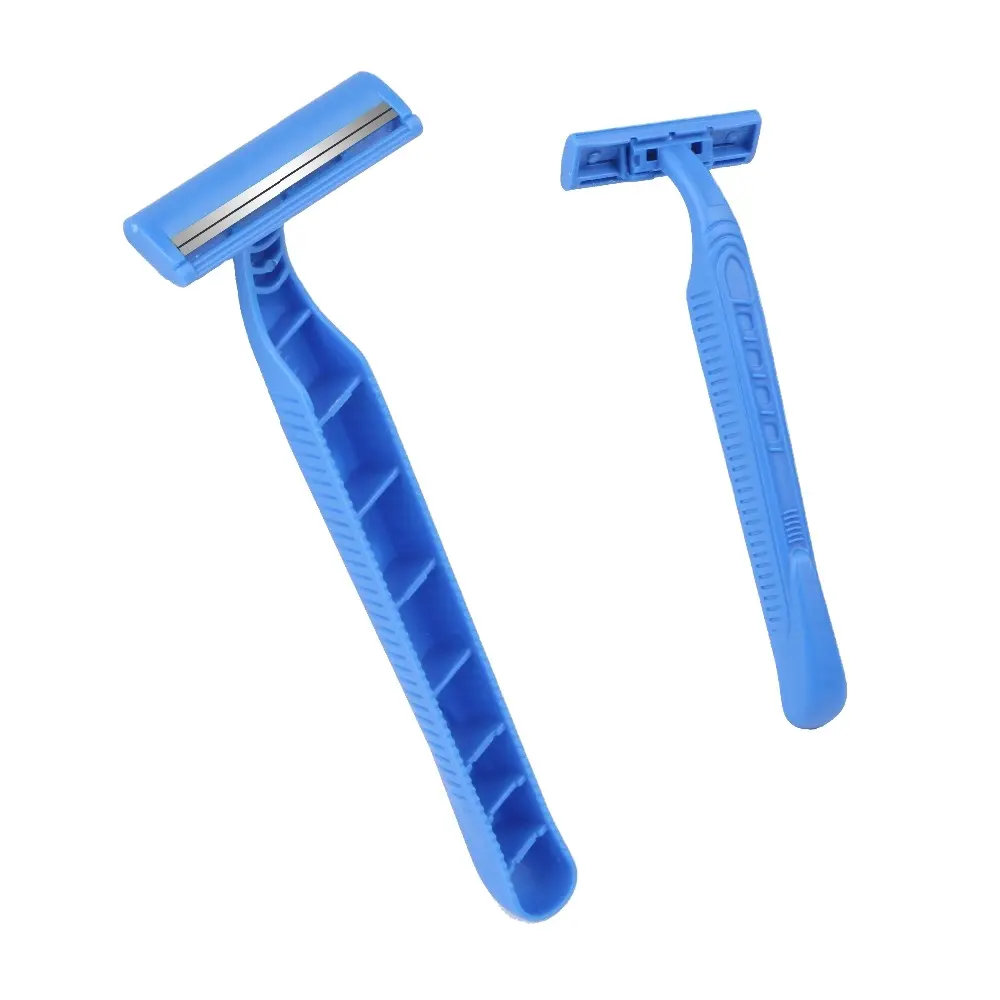 2 Blade Disposable Razor Plastic Handle Swedish Stainless Steel Twin Blade Shaving & Hair Removal Razor