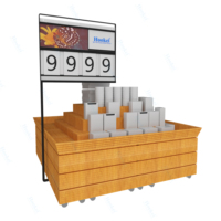 Support de panneau d'affichage de prix en plastique pour supermarché avec cadre A3/A4/A5, marque Hookei, modèle PF-1, couleur personnalisable