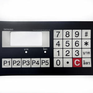 Autocollants de clavier de distributeur de mazout préréglés de haute qualité pompe à essence autocollant de clavier Tatsun - Product Image 1