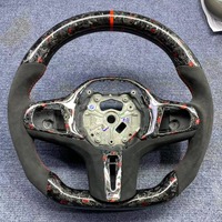 Volant de direction en fibre de carbone de haute qualité pour BMW F30 F10 F15F32 F20 F15 F25 E70 E90 E92 M3 M5 M6, accessoires de voiture