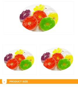 <span class=keywords><strong>Mini</strong></span> fruta caramelo donut suave confitería caramelo múltiples colores ositos de goma donut gommy Candy - Product Image 3