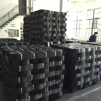 Système cellulaire de renforcement routier extérieur durable en géocellules HDPE, stabilisateur de gravier en plastique, contrôle de l'érosion
