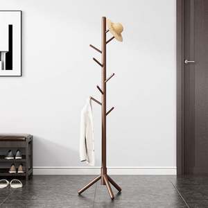 Hanging Hats, Storing Artifacts, Solid <b>Wood</b> <b>Clothes</b> <b>Rack</b> - Product Image 5